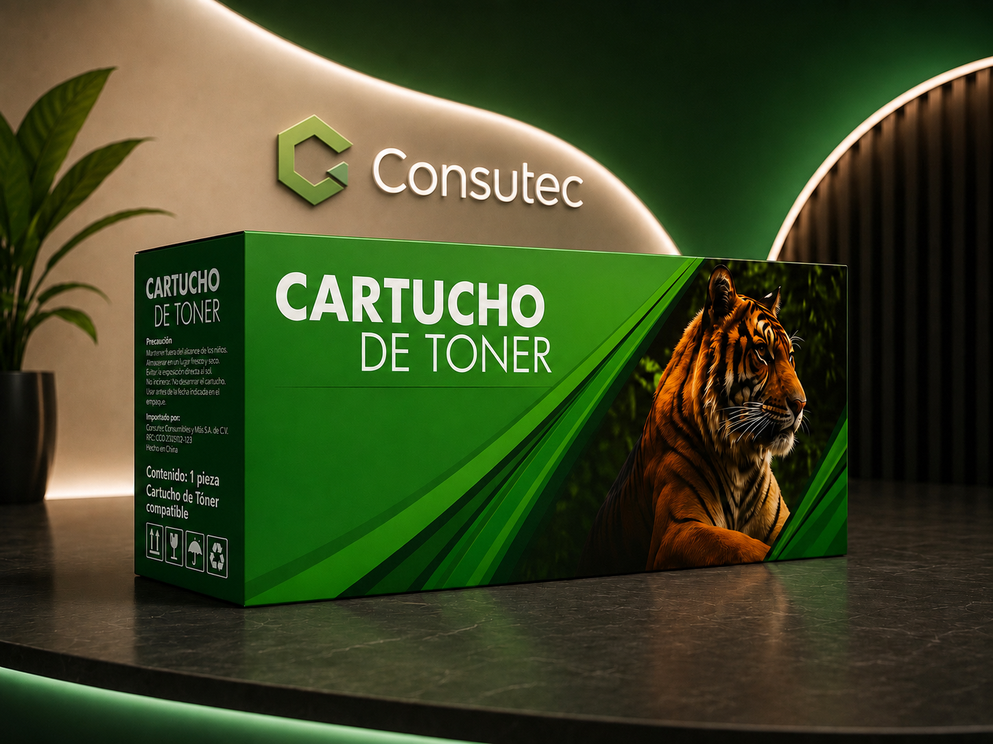 Cartucho de Tóner 12A Negro Compatible