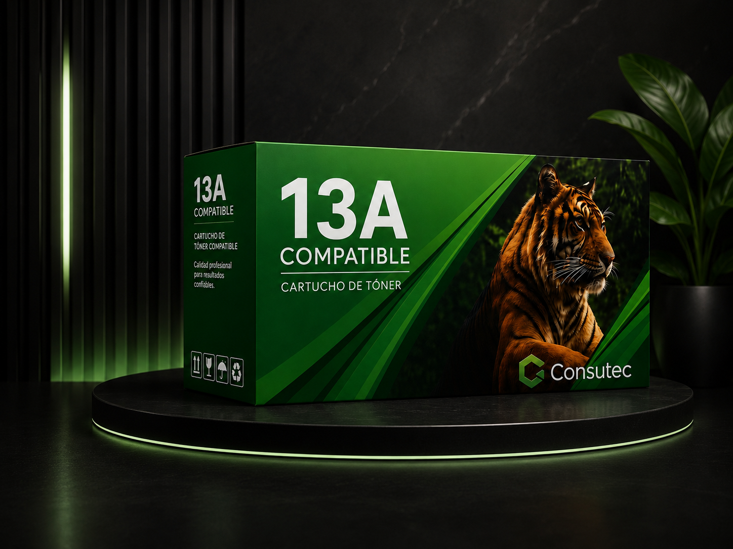 Cartucho de tóner 13A Negro Compatible