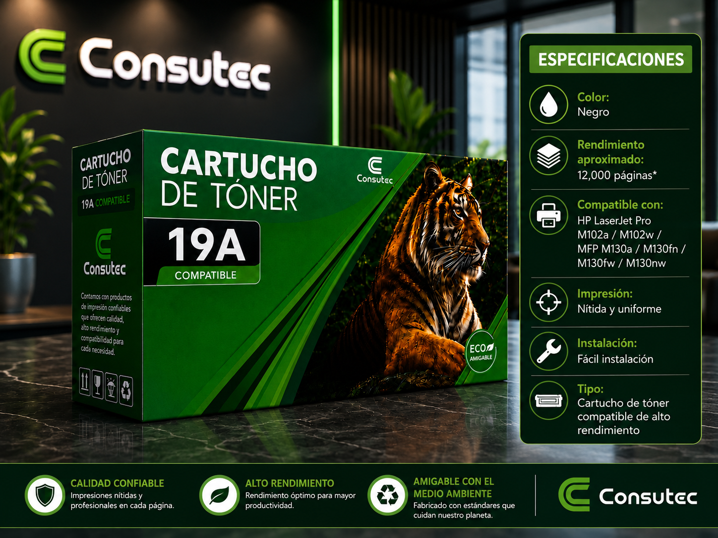Tambor de Creación de Imágenes 19A Compatible - Imagen 2