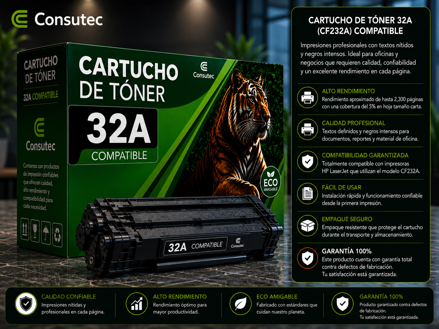 Tambor de Creación de Imágenes 32A Compatible - Imagen 2