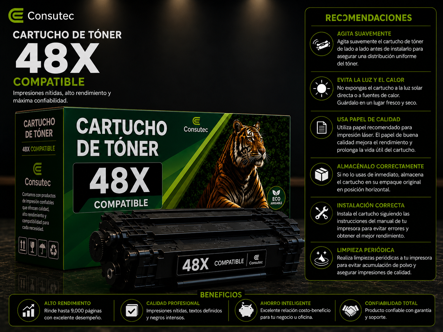 Cartucho de toner 48x Compatible - Imagen 2