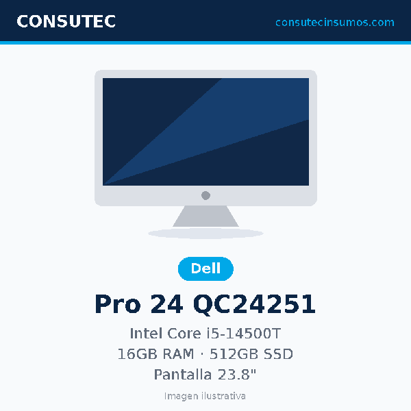 All-in-One Dell Pro 24 QC24251 5J2JR