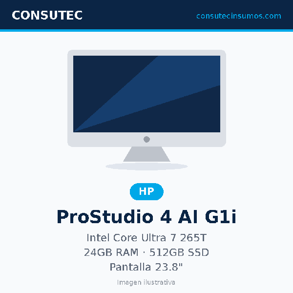 All-in-One HP ProStudio 4 AI G1i CL7U6LT