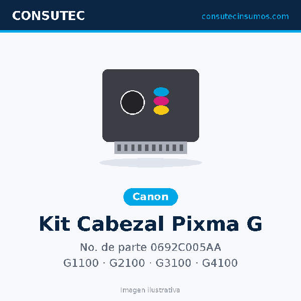Canon Kit Cabezal para Pixma G1100/G2100/G3100/G4100