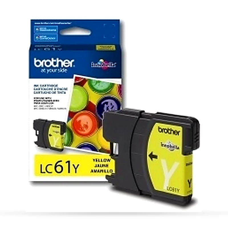 Cartucho Brother Innobella LC61Y Amarillo, 325 Páginas