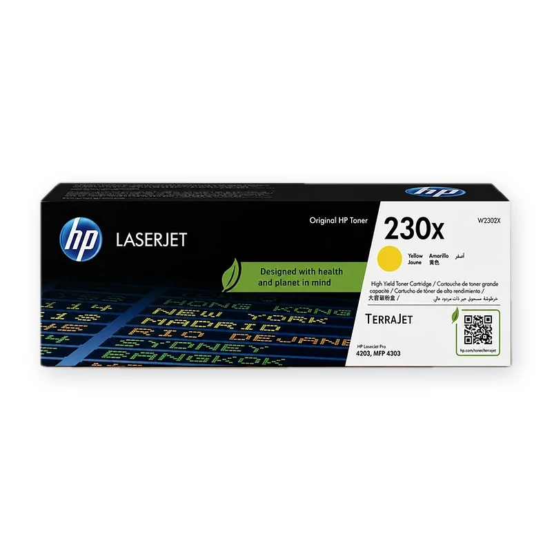 Cartucho de tóner original HP LaserJet 230X amarillo W2302X