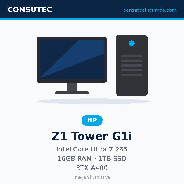 Computadora HP Z1 Tower G1i DP0N7LT