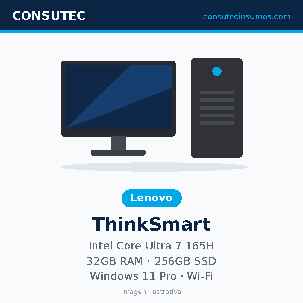 Computadora Lenovo ThinkSmart 12X2S00A0P