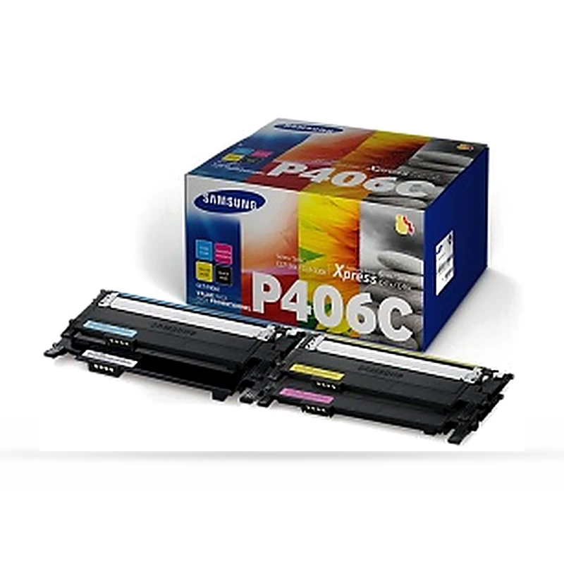 Kit Toner Samsung CLT-P406C Negro/Cyan/Magenta/Amarillo, 1500 Páginas
