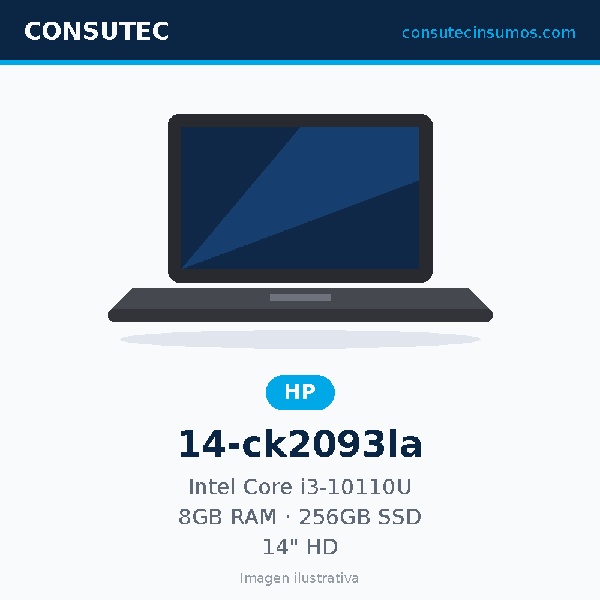 Laptop HP 14-ck2093la 28R20LA
