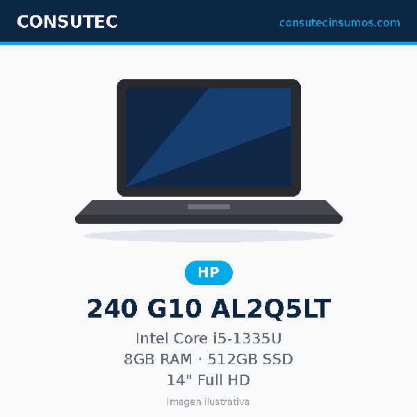 Laptop HP 240 G10 AL2Q5LT