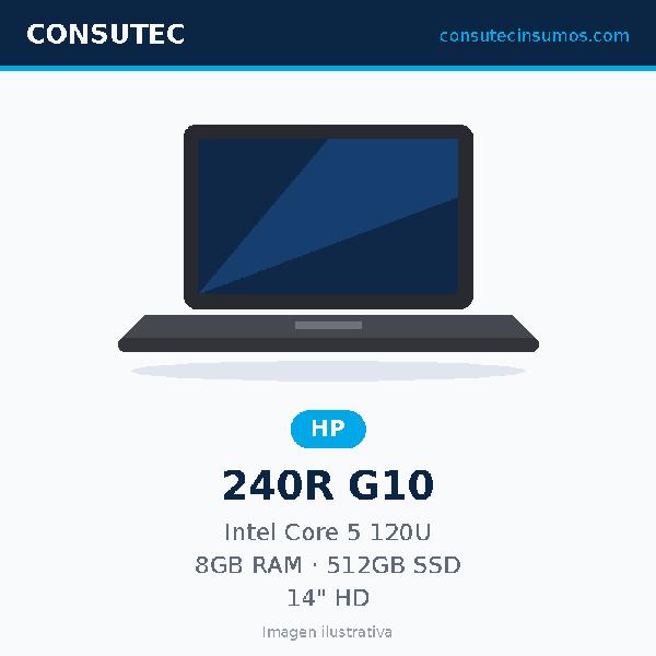 Laptop HP 240R G10 C61QQAT