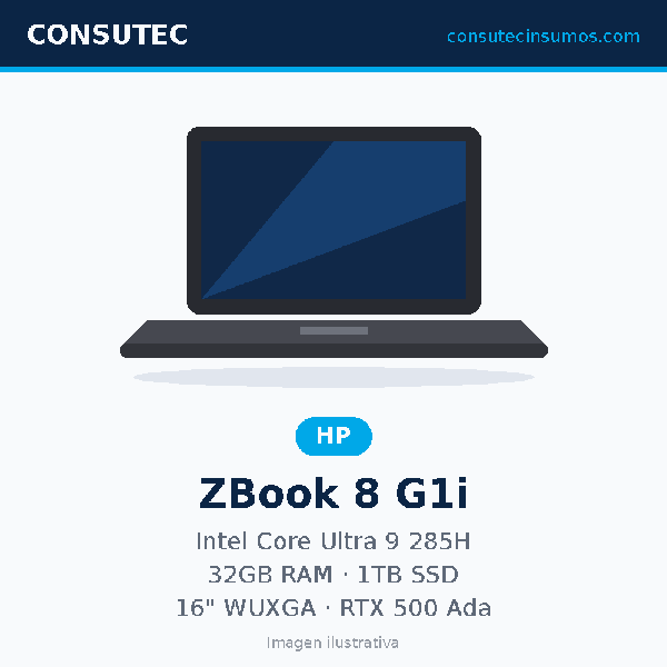 Laptop HP ZBook 8 G1i D5HJ8LT