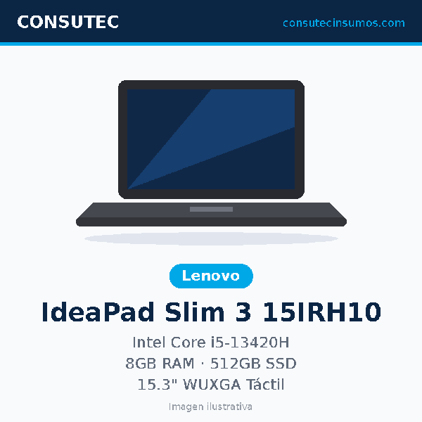 Laptop Lenovo IdeaPad Slim 3 15IRH10 83K1005QLM