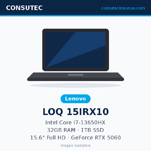 Laptop Lenovo LOQ 15IRX10 83JE01D6LM