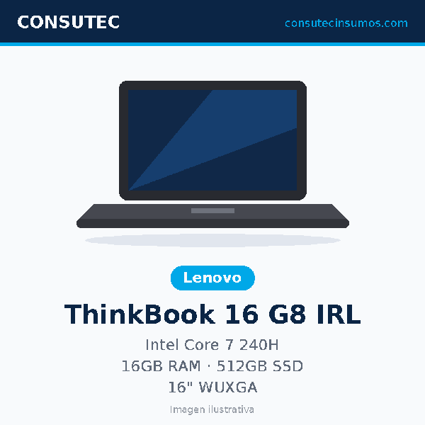 Laptop Lenovo ThinkBook 16 G8 IRL 21SH009DLM