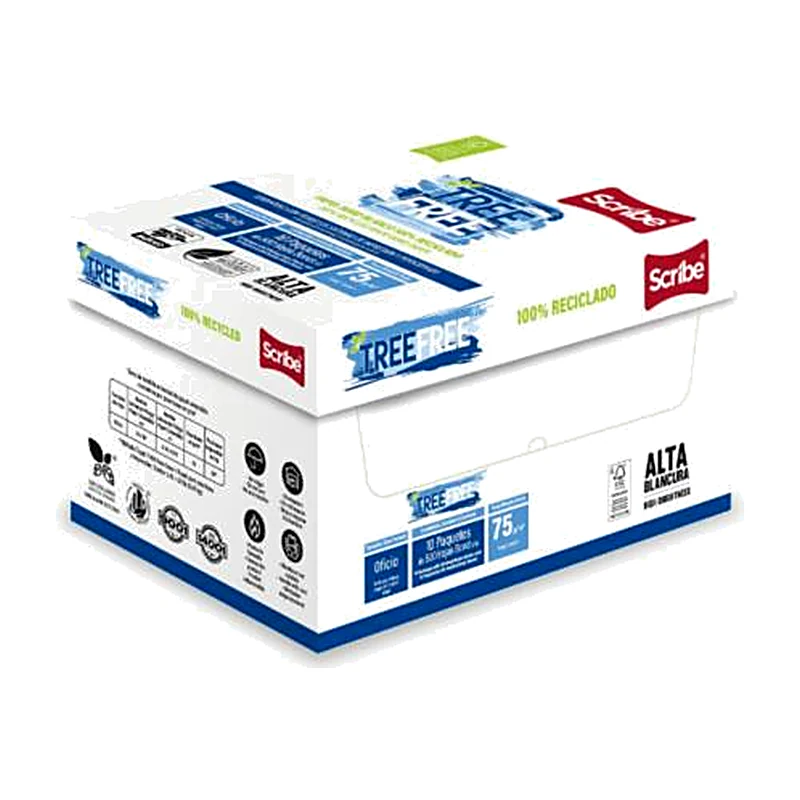 PAPEL CORTADO SCRIBE TREE FREE , CAJA C/5000 HOJAS