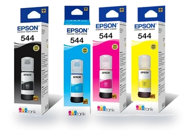 Botellas de tinta Epson 544 originales