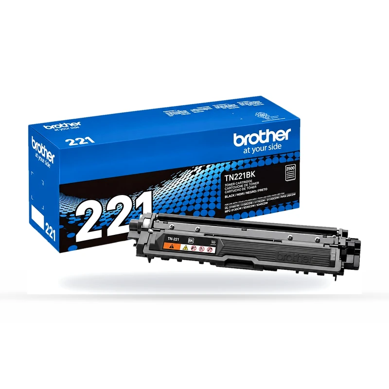 Tóner Brother TN221BK Negro, 2,500 Páginas