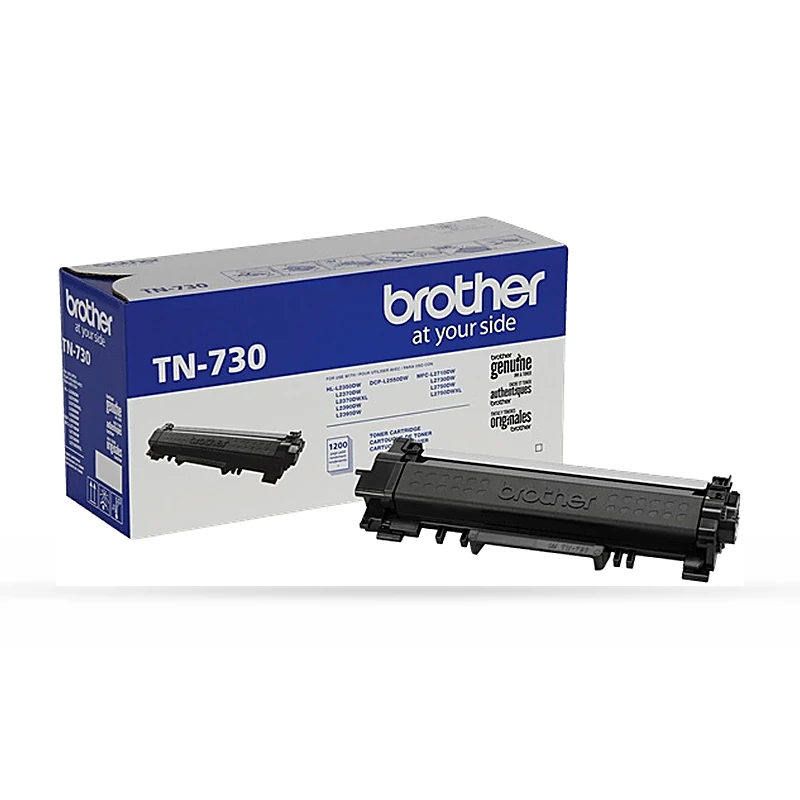 Tóner Brother TN730 Negro, 1200 Páginas