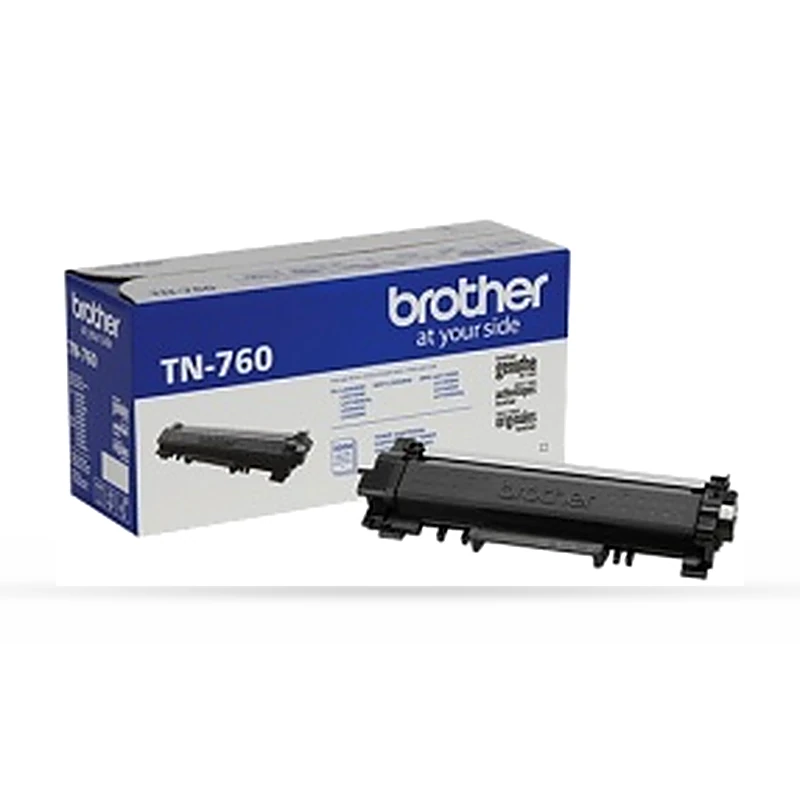 Tóner Brother TN760 Negro, 3,000 Páginas
