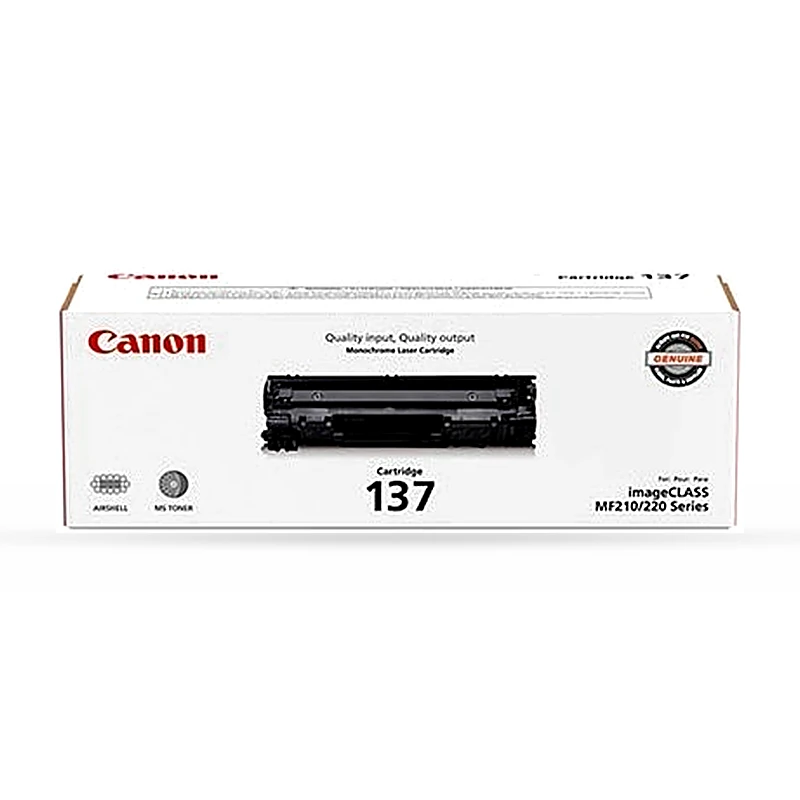 Tóner Canon 137 Negro, 2400 Páginas