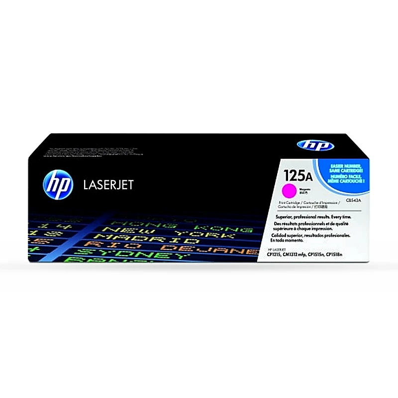 Tóner HP 125A Magenta Original, 1400 Páginas CB543A