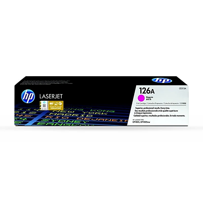 Tóner HP 126A Magenta Original, 1000 Páginas CE313A