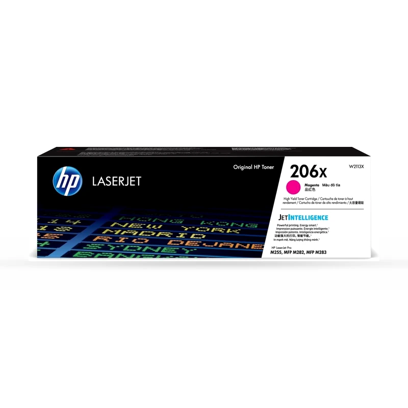 Tóner HP 206X Magenta Original, 2450 Páginas W2113X