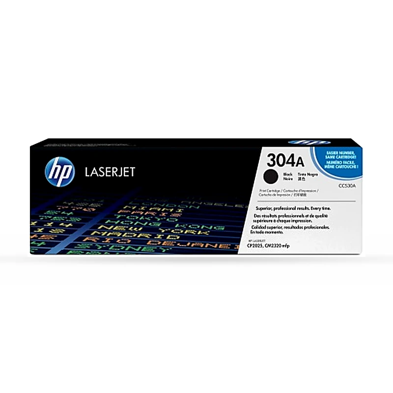 Tóner HP 304A Negro Original, 3,500 Páginas CC530A