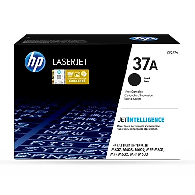 Tóner HP 37A CF237A Negro Original, 11.000 Páginas