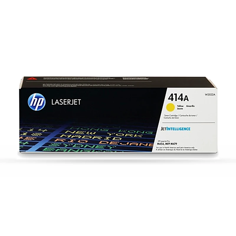 Tóner HP 414A Amarillo Original, 2400 Páginas W2022A
