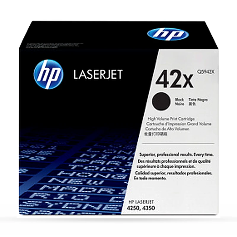 Tóner HP 42X Negro Original, 20.000 Páginas Q5942X
