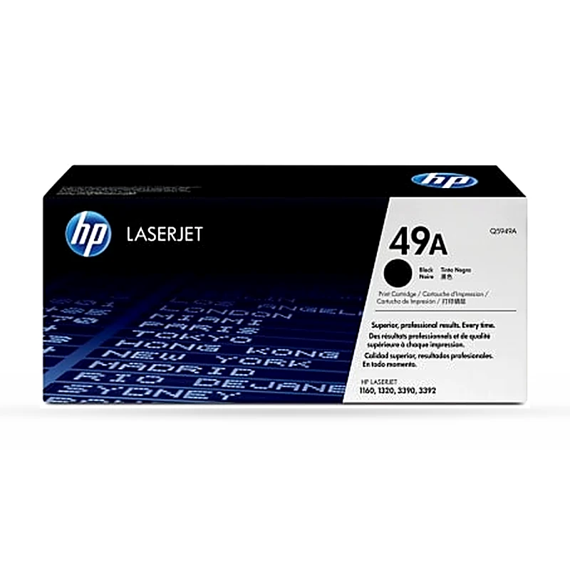 Tóner HP 49A Negro Original, 2500 Páginas Q5949A