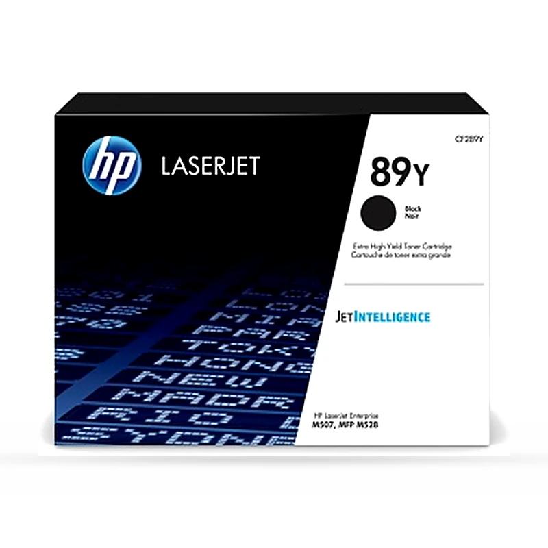 Tóner HP 89Y Extra Alto Rendimiento Negro Original, 20.000 Páginas CF289Y