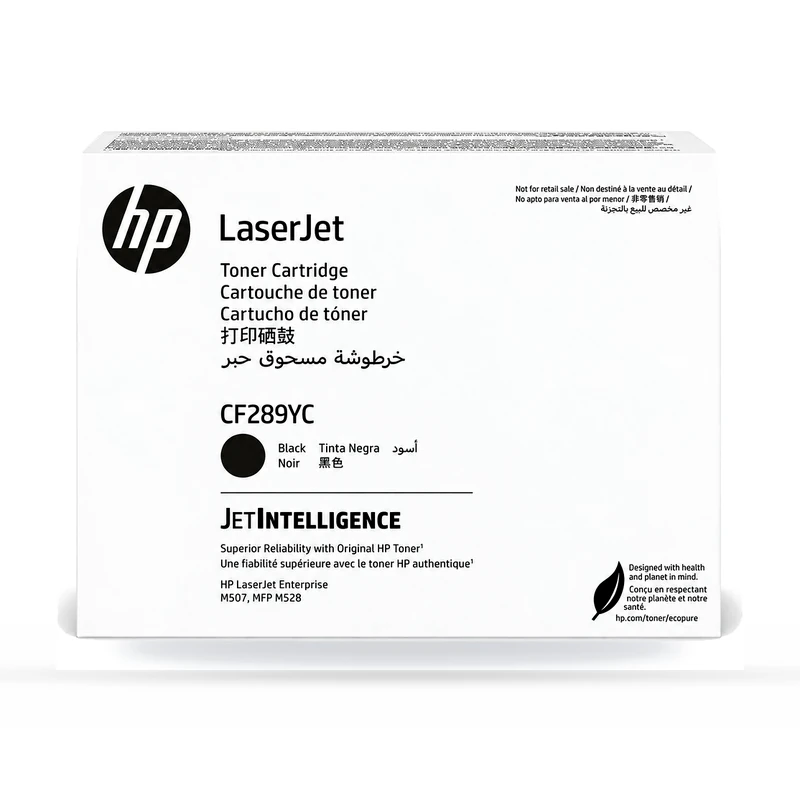 Tóner HP CF289YC Negro Original, 18,000 Páginas