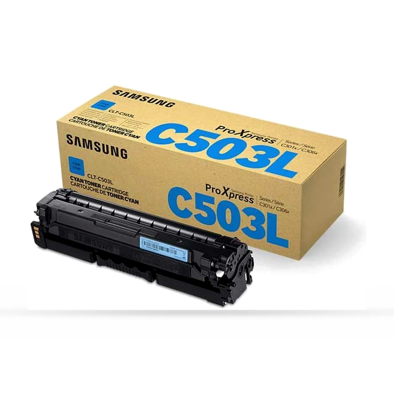 Tóner Samsung CLT-C503L Cyan, 5000 Páginas