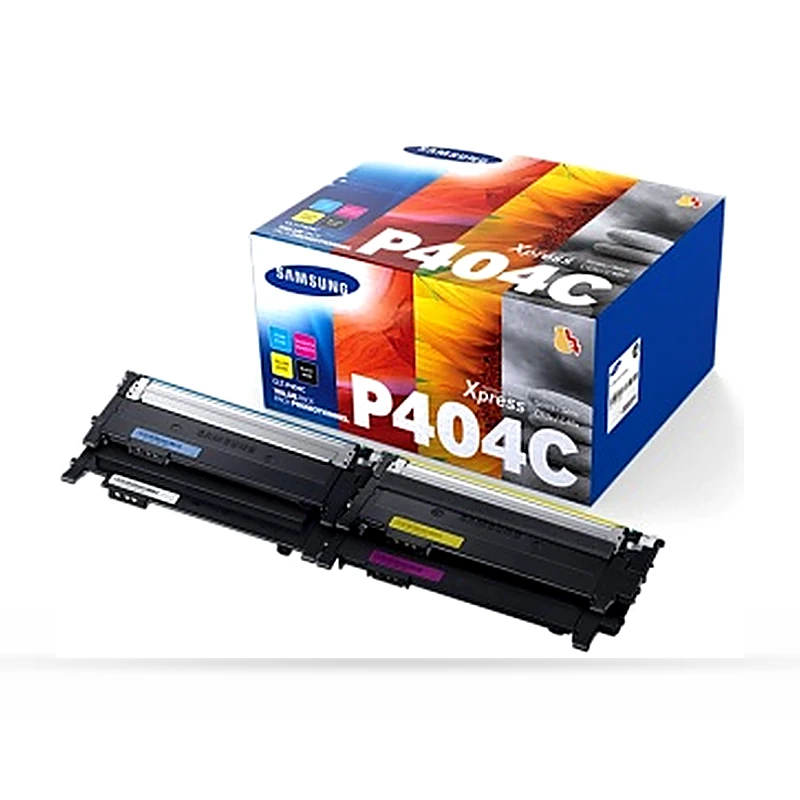 Tóner Samsung CLT-P404C, Negro/Cyan/Magenta/Amarillo, 1000 Páginas