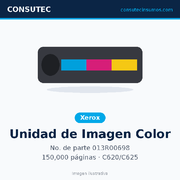 Xerox Unidad de Imagen 013R00698 Color para C620/C625